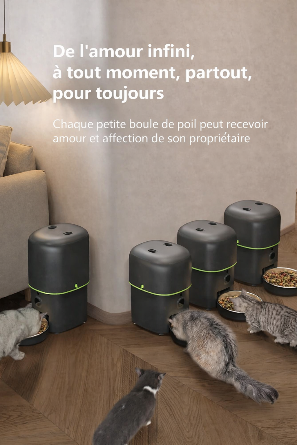 Programmation des repas via smartphone