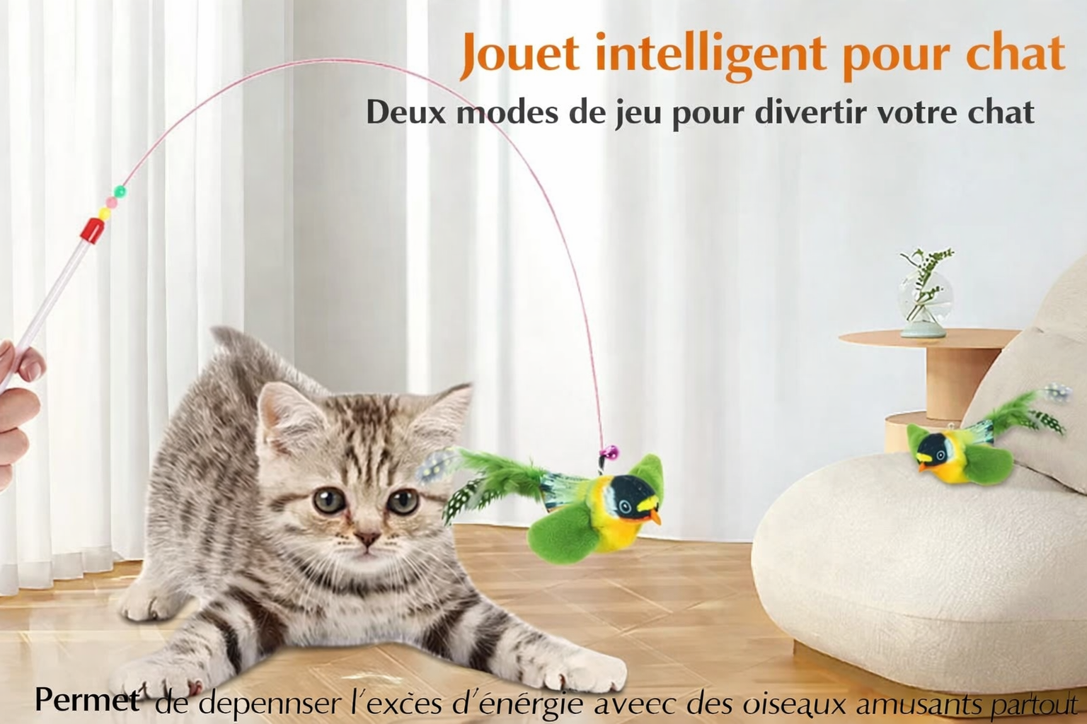 Jouet intelligent pour chat 