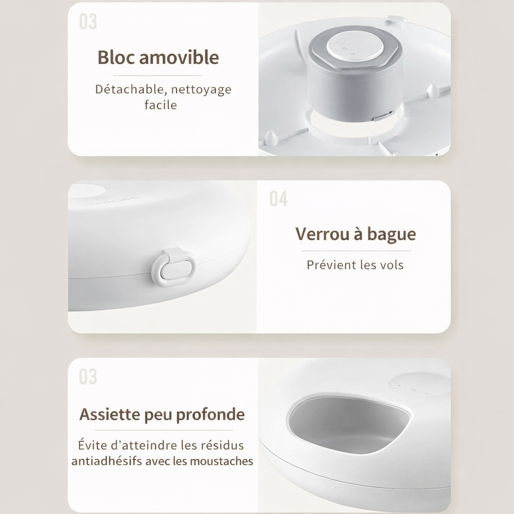 Distributeur automatique avec couvercle hermétique