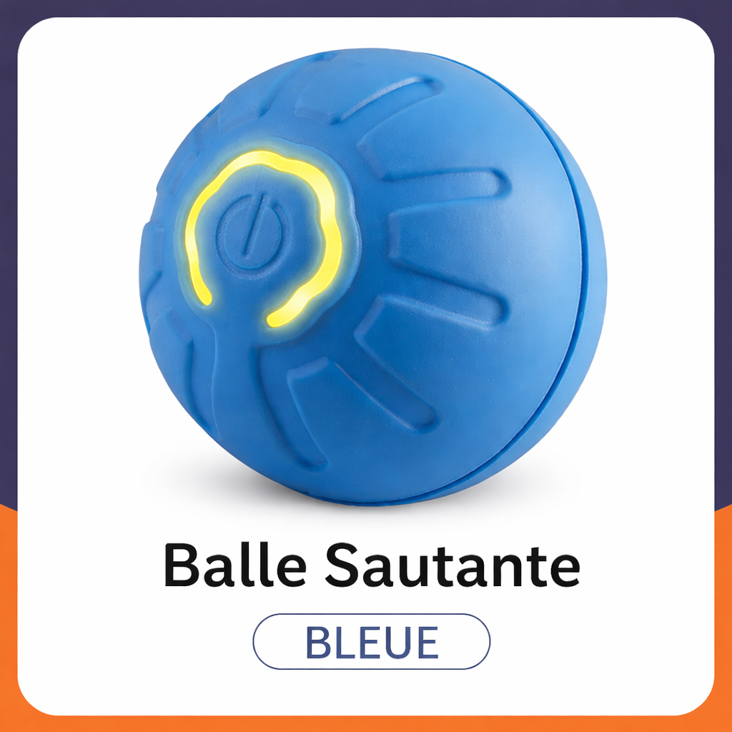 Balle Bleu sautante 
