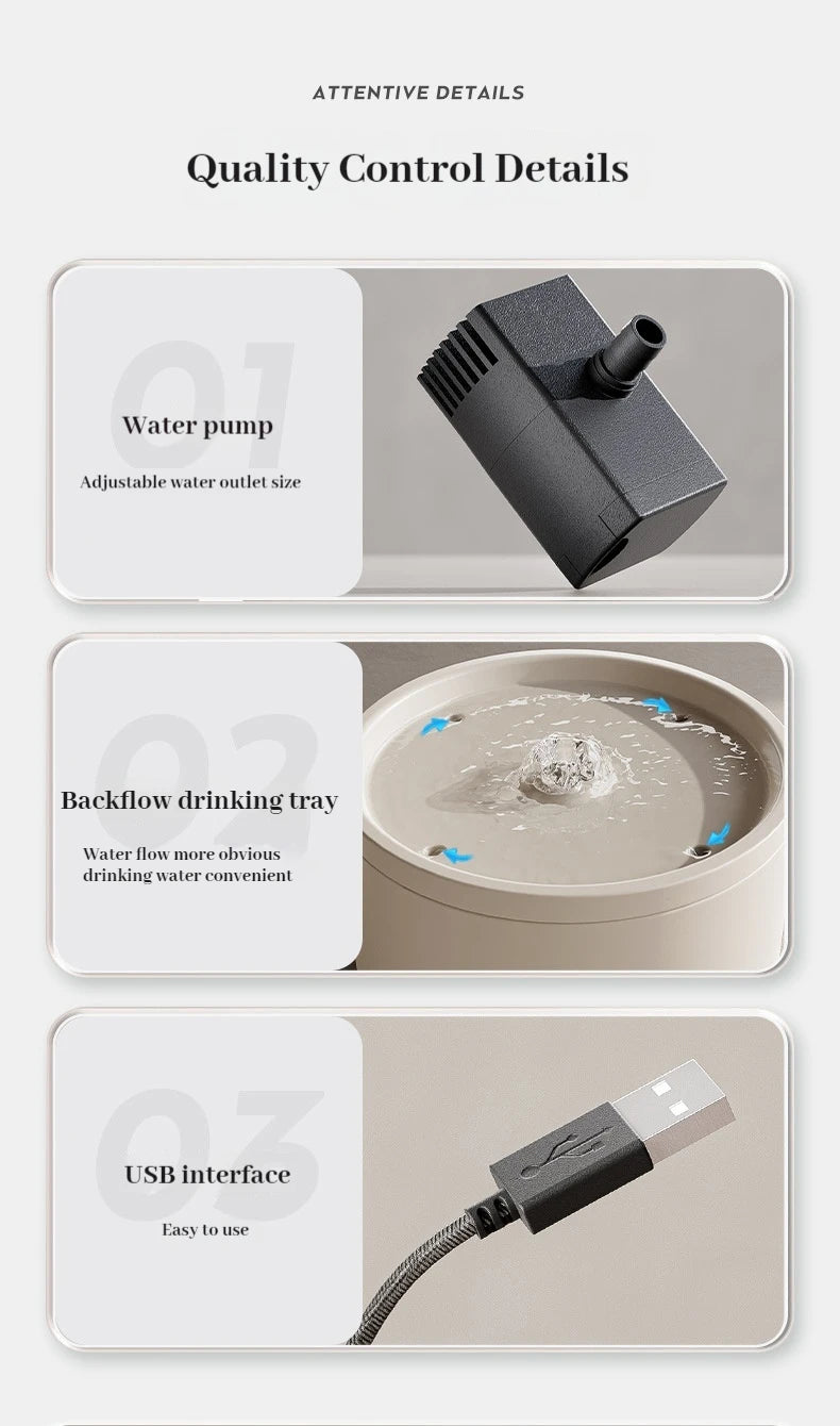 Fontaine à Eau céramique pour Chat