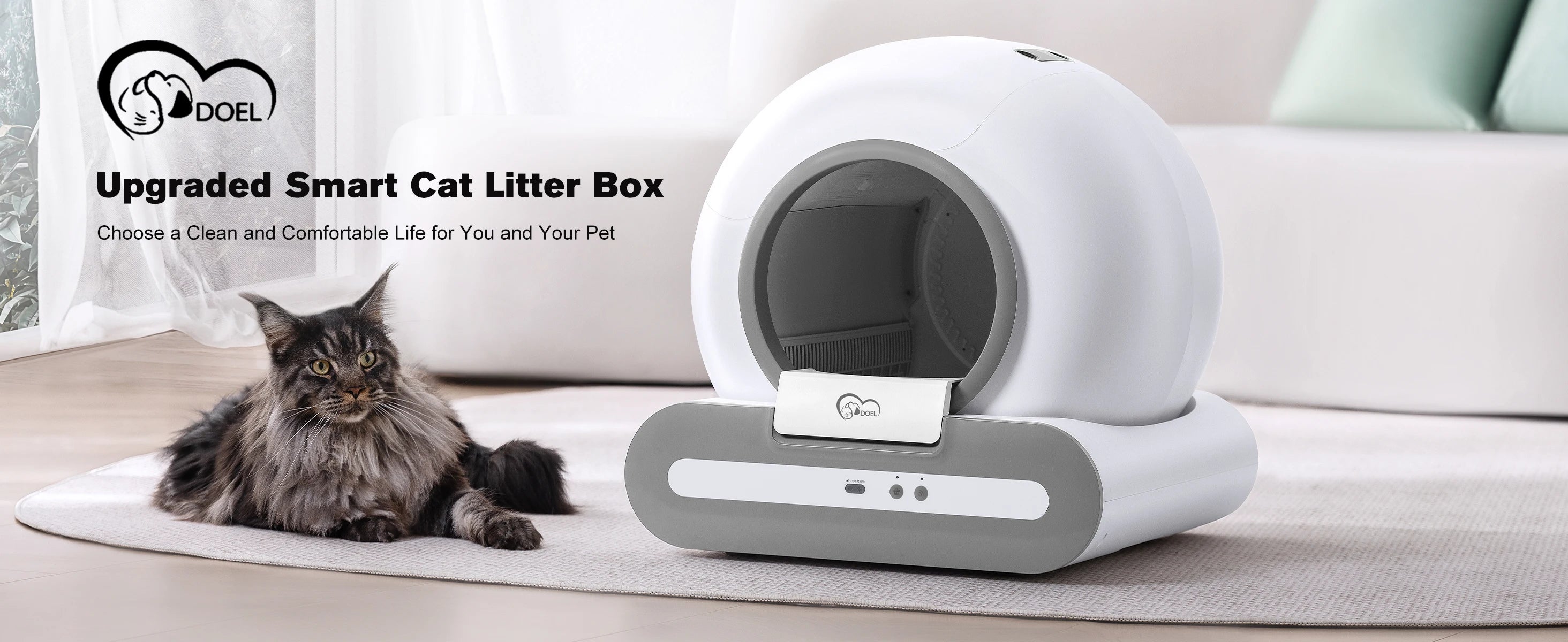Litière Pour Chat Auto-Nettoyante