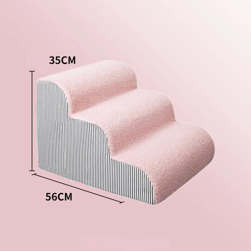 Escalier rose 3 marches