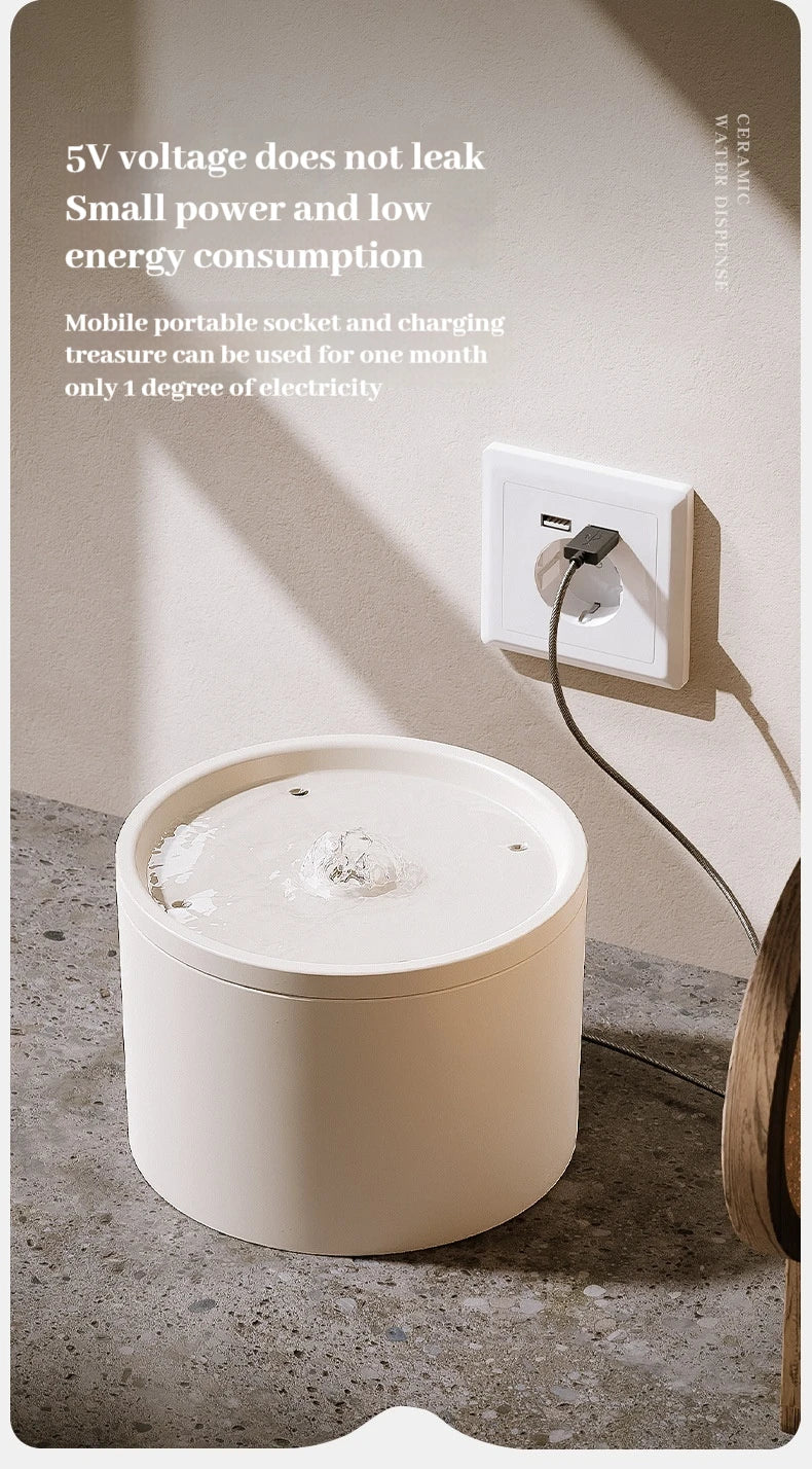 Fontaine à Eau céramique pour Chat