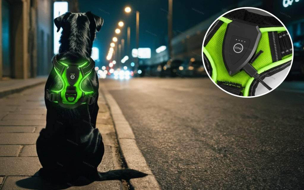 Harnais lumineux  avec branchement de nuit