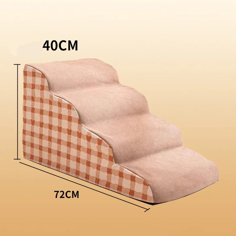 Escalier beige 4 marches