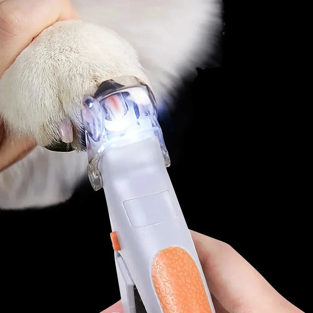 Coupe-ongles LED professionnel pour chien et chat