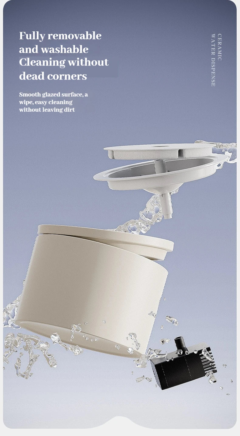 Fontaine à Eau céramique pour Chat