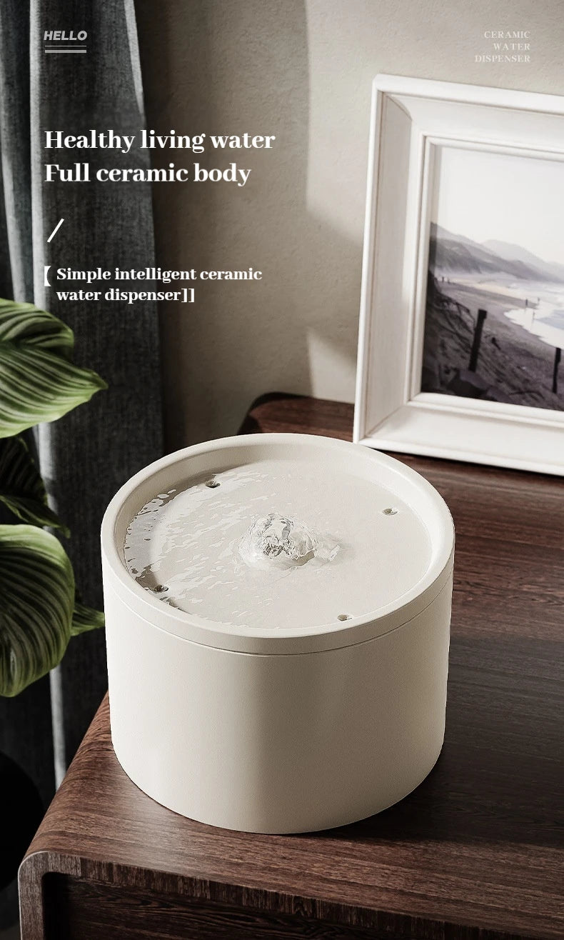 Fontaine à Eau céramique pour Chat