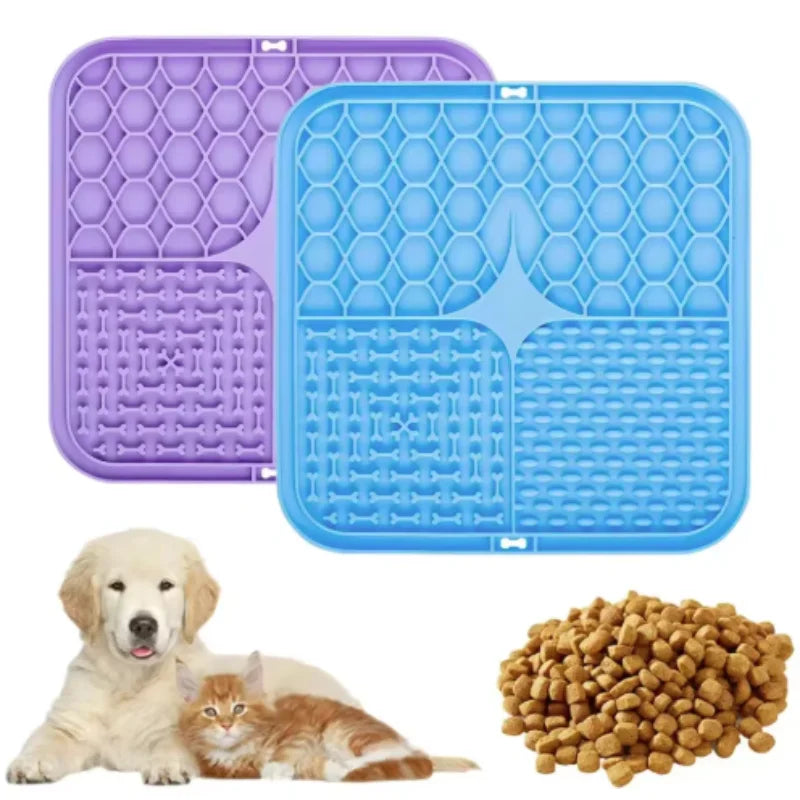 Tapis de léchage en silicone pour chien et chat