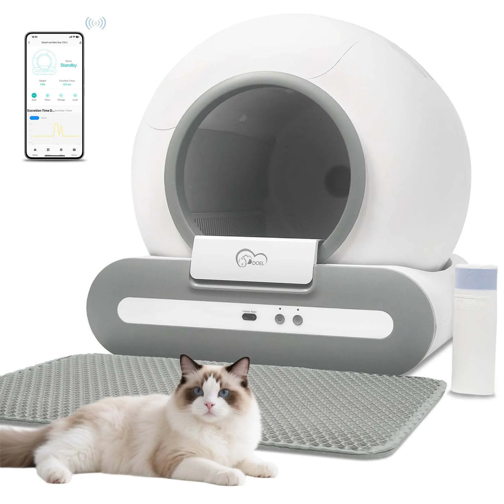 Litière Pour Chat Auto-Nettoyante